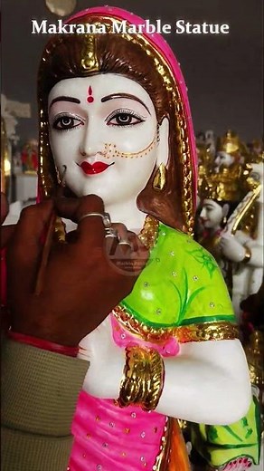 Unbelievable! Makrana Marble Woman Statue That Looks ALIVE!