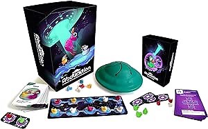 Abducktion - Bundle Base + IntergalacDuck Research Expansion Combo Pack, 25-30 Minutes, Ages 12+, A weirdly Strategic Duck Kidnapping Game, a UFO, and Mind-Bending, Shape-Finding Logic!
