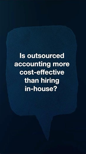 Why Outsourced Accounting Costs Less Than an In-House Hire