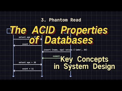 The ACID Properties of Databases ~ Key Concepts in System Design