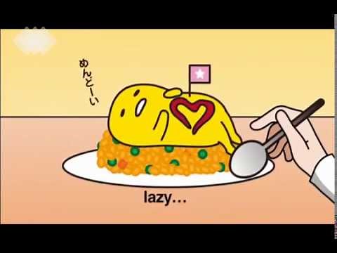 Japanese cartoon, Learn Japanese language to Gudetama