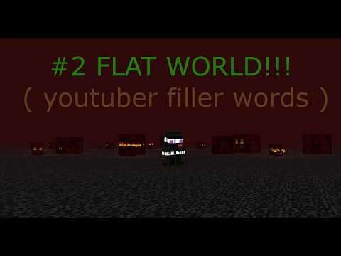 [2] Minecraft Superflat, Went to the nether for 5 minutes a completly forgot about it...