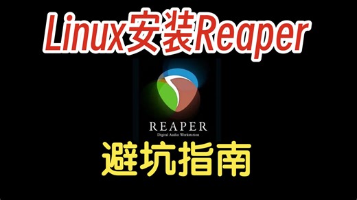 Linux 系统安装 Reaper【有点小复杂】-老邵音频-老邵音频-哔哩哔哩视频