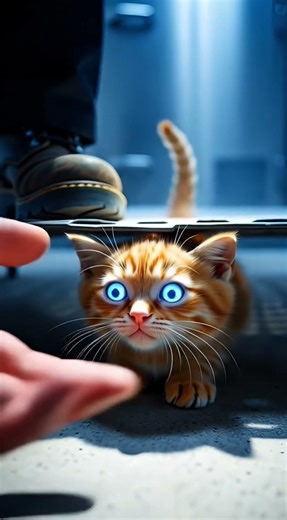 Tiny Kitten Trapped in Freezer Room #cat #rescueefforts