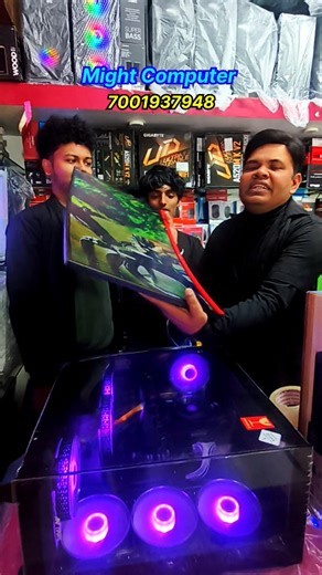 Might Computer on Instagram: "Full RGB Gaming Pc ✅ Hard Editing Pc 🔥 GTA 6 Gaming 💥 Customer Review #pubg #freefire #viral #reels #share"