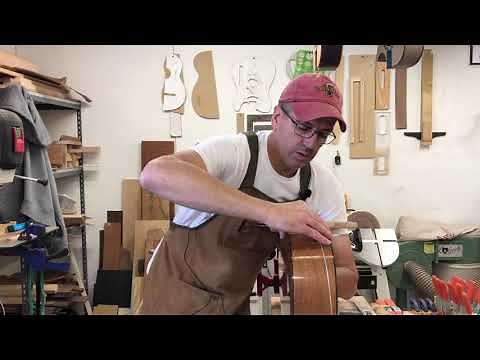 Guitar side crack repair