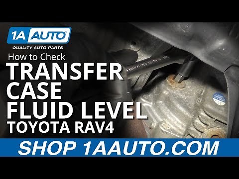 How to Check Transfer Case Fluid Level 05-16 Toyota RAV4