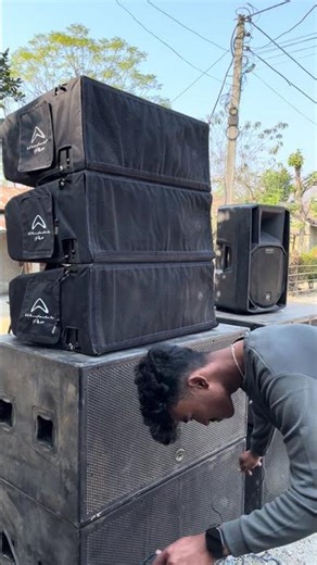 Sound Check || RCF monitor || Wharfedale line array & Bass || SK sound And Light