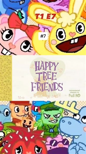 Happy Three Friends | temporada 1 episodio 7 #sangre #infancia #happythreefriends #animados #alceanimado #kongo