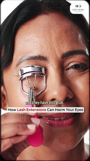 The Hidden Dangers of Eyelash Glue & Extensions | Eye Veda Expert - Eye Care Advice.