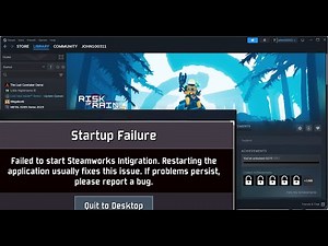 Fix Risk of Rain 2 Startup Failure Error Failed To Start Steamworks Intigration
