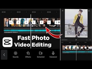 How To Make Fast Photo Video Using CapCut | Fast Photo Video Editing In CapCut | Capcut Video Edit