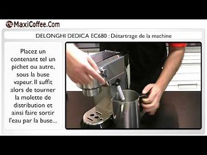 Détartrage de la machine : DELONGHI DEDICA EC680 | Les Tutos MaxiCoffee