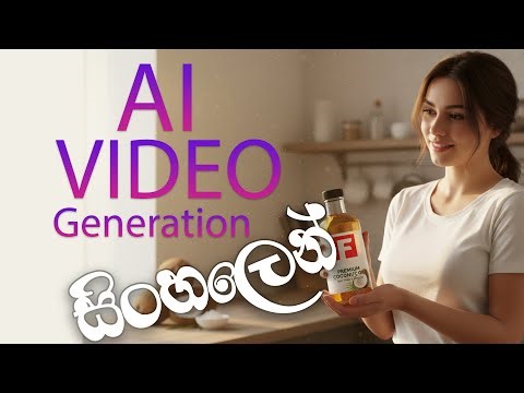 AI සමඟ AI වීඩියෝ නිර්මාණය | AI Video Generation Sinhala Tutorial (Step-by-Step)
