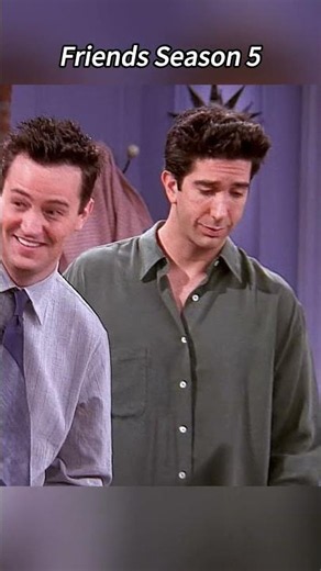 Friends Season 5 Funny Jealous Scene:Ross Tells Monica Chandler Flirted With A Delivery Girl#shorts