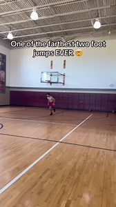 Two foot jump from the free throw line