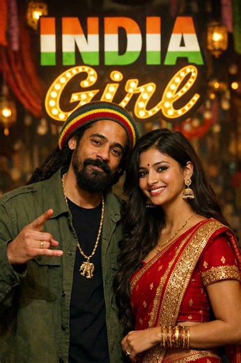 India girl 🇮🇳 🇯🇲(Damian Marley original reggae )#music #shorts
