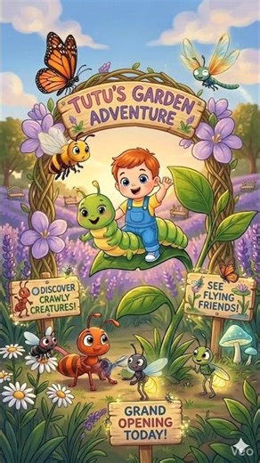 Learn Insects with TuTu 🐝 | Fun & Educational Video for Kids | Fun learning #kidseducation #kidssong