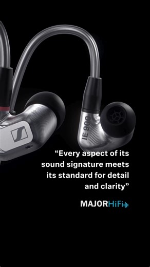 Elevate your audio experience with the IE 900! – Headphone Dungeon praises its mix-exposing clarity, Major HiFi applauds detail perfection and Headphones.com can't get enough of its best-in-class bass and treble responses.  Buy now: https://bit.ly/3vcozQh | Sennheiser | Facebook