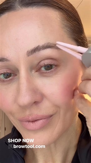 With a little practice your brow game will be elevated to the next level! Try it now...shop exclusively at ✨BROWTOOL.COM✨ #eyebrows #eyebrowtutorial #quickandeasymakeup #easymakeup#howtodoeyebrows#brows | Brow Tool