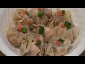 Mom's Chinese Prawn And Pork Dumplings Recipe (Chinese Dim Sum)