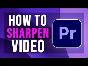 How To Sharpen Video Footage in Premiere Pro | Higher Quality in Seconds | 2025