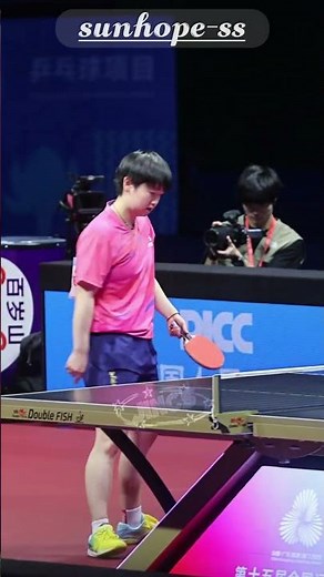 就这暴脾气，谁不怕三分😁😁😁#孙颖莎 #乒乓球 #tabletennis #pingpong #国球乒乓 #shorts #5114