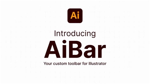 AI图标工具栏插件AiBar for Illustrator