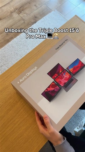 Triple Boost 15.6 Pro Max monitor unboxing and first impressions