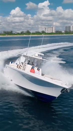 Boat Trader on Instagram: "Running around in this @Seaveeboats 400Z powered by triple Mercury 400 V10S, is this the ultimate fishing/family friendly offshore center console? Shop SeaVee Boats on the latest BoatTrader App! #BoatTrader #Boatforsale #SeavVeeboats"