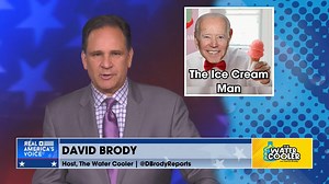 1.2K views · 92 reactions | Meet Joe Biden, "The Ice Cream Man." Watch the monologue by David Brody as he explains America's big stomachache. Watch LIVE➡ bit.ly/ravroku Watch more from #TheWaterCooler here: https://americasvoice.news/video/ZHeVBWSGBTsuE5D | America's Voice News | Facebook
