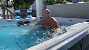 1.2K views · 35 reactions | Why is Mike "very, very happy" with his Endless Pools® X500 swim spa? He shared a video demo plus tips about pool maintenance and more! Take Mike's full swim spa tour at https://www.endlesspools.com/video-tour/virginia-beach-va. | Endless Pools | Facebook