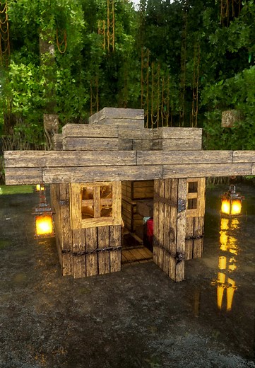 Minecraft Realistic Small Starter House Tutorial