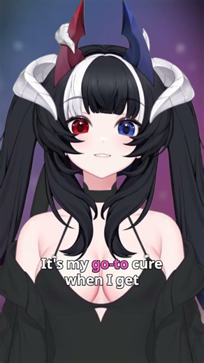 Vtuber teaches you how to cure hiccups #shorts