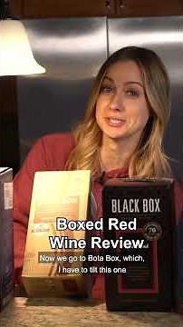 Boxed Red Wine Review 🍷