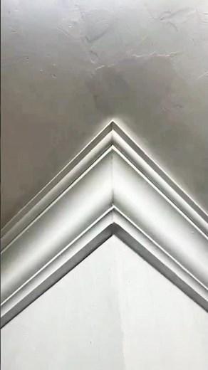 ceiling border corner install #shortvideo