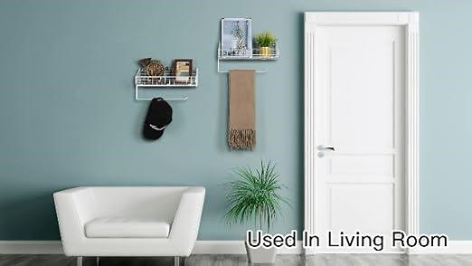 Paper Towel Holder with Storage Shelf