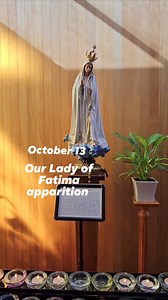 50K views · 1.3K reactions | Our Lady of Fatima, Our Lady of the Rosary Her last apparition was on 13th October 1917 where the miracle of the sun occurred. Pray the Rosary is constant message of our Lady. Hail, Mary, full of grace, the Lord is with thee.Blessed art thou amongst women and blessed is the fruit of thy womb, Jesus. Holy Mary, Mother of God pray for us sinners, now and at the hour of our death. Amen. #MamaMary #OurLadyOfFatima #Fatima #rosary #october | Mama Mary | Facebook