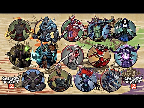 All Underworld Boss [Tier 1-4] Full Gameplay Walkthrough || Shadow Fight 2
