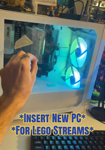 Soon the streams will be upgraded and expanded! 😎 LET'S FREAKING GO! #BamFam #Lego #AFOL #LegoLive #LiveBuild