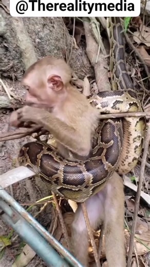 173K views · 1.8K reactions | Why little monkey is captured by giant python  #python #monkey #animals #trending #reelsfb please follow for more  | Udbest Comedy | Facebook