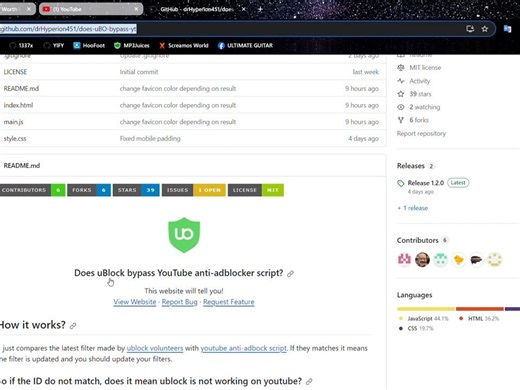谷歌浏览器chrome  去广告插件uBlock Origin 1.54  应用商店搜索安装