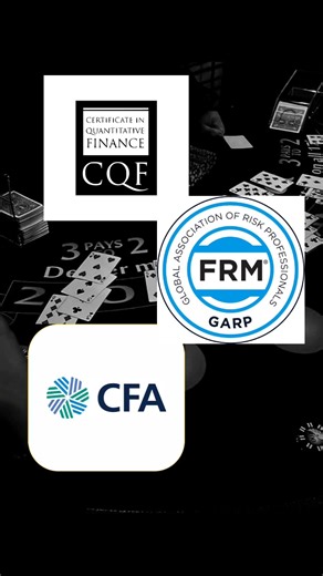 CFA vs FRM vs CQF for Quant Finance?