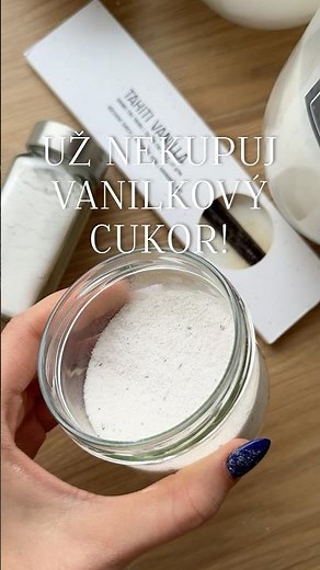 Vanilkovy cukor u tahitskej vanilky 😍 #recipe #baking #dezert #vanilla #domacicukor #vanilkovycukor