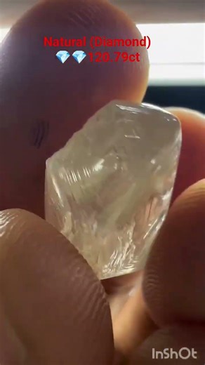 ♥️SO👑(RARE& EXPENSIVE) Natural Diamond💎💎120.79ct #(BOTSWANA)🇧🇼‪@gemstonesdesires6445‬(Pls Subs)My📺
