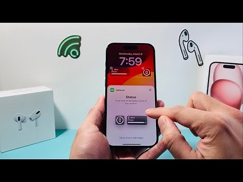 How to Add Battery Widget on Lock Screen on iPhone