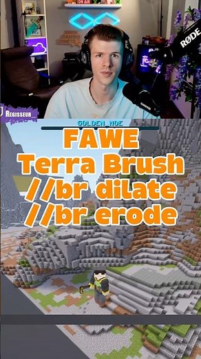 FAWE Terra Brush /br dilate und /br erode ⛰️ #minecraft #building