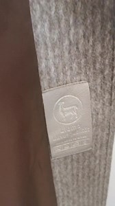 Vintage Llama Wool Coat, 80s Gray Chevron, UK 18 / US 14 - Etsy