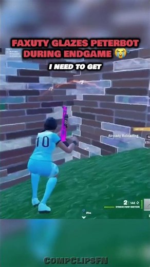 Faxuty Glazes Peterbot During The Whole Endgame 😭 #chapter7season3 #fortnite #peterbot