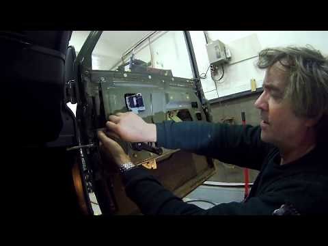 Defender Doors - replacing the window runners etc. Part 2